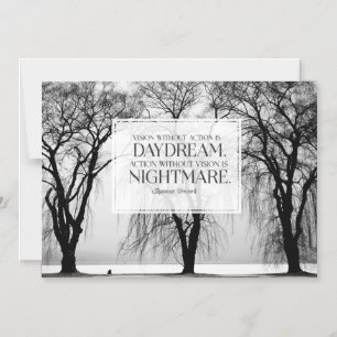 Vision ohne Aktion Magnetkarte Magneteinladung