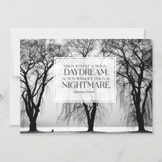 Vision ohne Aktion Magnetkarte Magneteinladung (Vorderseite)