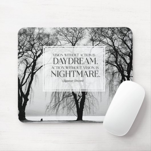 Vision ohne Aktion Mousepad (Mit Mouse)