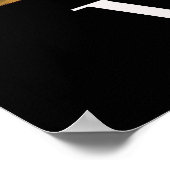 Vision ohne Handeln ist ein Tag. Poster (Ecke)