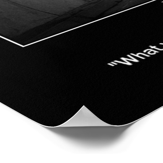 VISION Poster-Tunnel (Motivierend) Poster (Ecke)