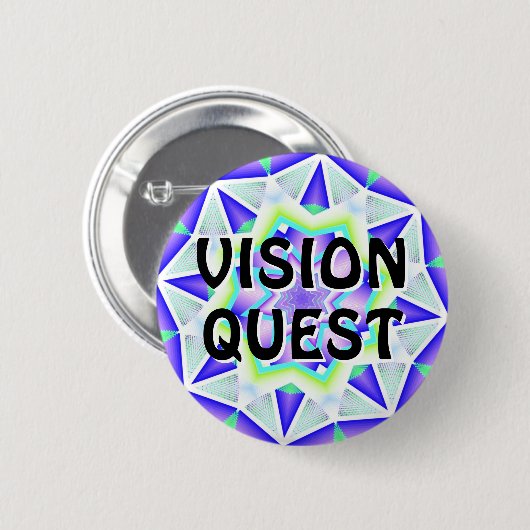 VISION QUEST (Ändern Sie die Wörter) Button (Vorne & Hinten)