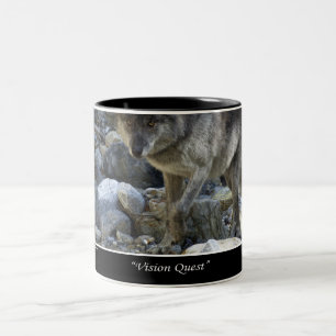 Vision Quest Gray Wolf Tasse