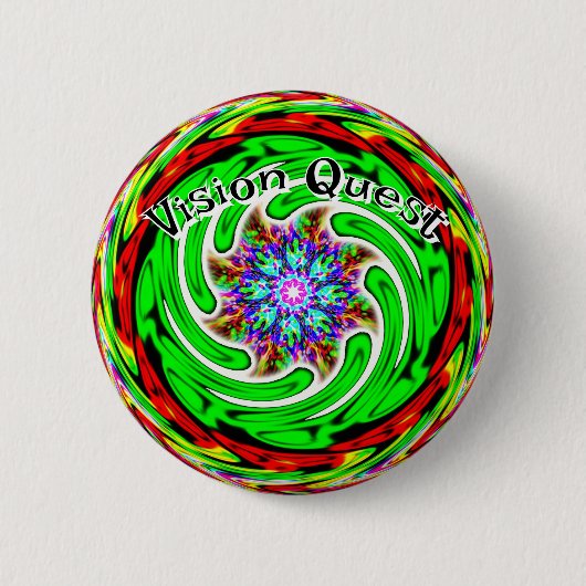 Vision Quest (Sie können die Wörter ändern) Button (Vorderseite)