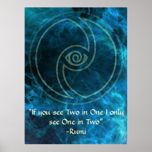 Vision-Rumi and Poetic Art Poster