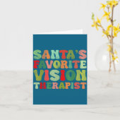Vision Santa Therapist Favorite Life Karte (Gelbe Blume)