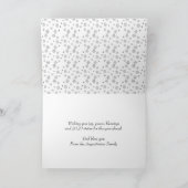 Vision Snowflakes New Year 2020 Feiertagskarte (Innenseite)