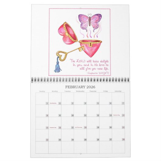 Vision & Verse Jahr des Inspirationskalenders Kalender (Feb 2026)