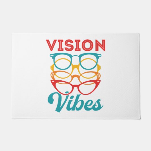 Vision Vibes Optometrisches Optometrie Personal Op Fußmatte (Vorderseite)