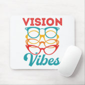 Vision Vibes Optometrisches Optometrie Personal Op Mousepad (Mit Mouse)