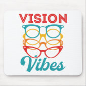 Vision Vibes Optometrisches Optometrie Personal Op Mousepad (Vorne)