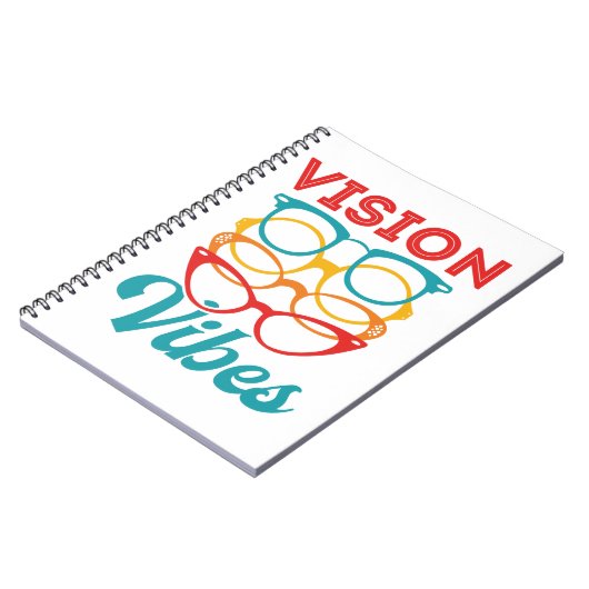 Vision Vibes Optometrisches Optometrie Personal Op Notizblock (Linke Seite)