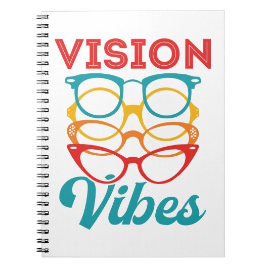 Vision Vibes Optometrisches Optometrie Personal Op Notizblock (Vorderseite)