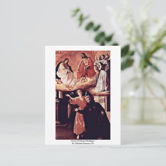 Vision von Alonso Rodriguez Postkarte (Stehend Vorderseite)