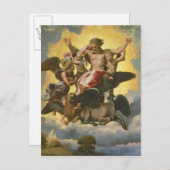 Vision von Ezekiel, c.1518 Postkarte (Vorne/Hinten)