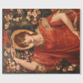 Vision von Fiammetta (von Dante Gabriel Rossetti) Geschenkpapier (Flach)