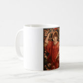 Vision von Fiammetta (von Dante Gabriel Rossetti) Kaffeetasse (Vorderseite Links)