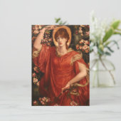 Vision von Fiammetta (von Dante Gabriel Rossetti) Karte (Stehend Vorderseite)