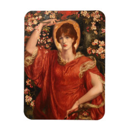 Vision von Fiammetta (von Dante Gabriel Rossetti) Magnet