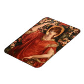 Vision von Fiammetta (von Dante Gabriel Rossetti) Magnet (Linke Seite)