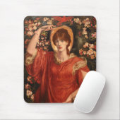 Vision von Fiammetta (von Dante Gabriel Rossetti) Mousepad (Mit Mouse)