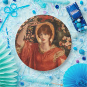 Vision von Fiammetta (von Dante Gabriel Rossetti) Pappteller (Party)