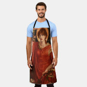 Vision von Fiammetta (von Dante Gabriel Rossetti) Schürze (Getragen)