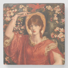 Vision von Fiammetta (von Dante Gabriel Rossetti) Steinuntersetzer