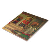 Vision von St. Augustine, 1502-08 (Öl auf Leinwand Fliese (Seite)