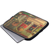 Vision von St. Augustine, 1502-08 (Öl auf Leinwand Laptopschutzhülle (Vorne Knopf)