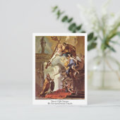 Vision von St.Clement von Giovanni Battista Tiepol Postkarte (Stehend Vorderseite)