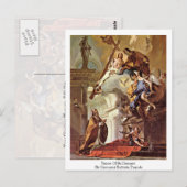 Vision von St.Clement von Giovanni Battista Tiepol Postkarte (Vorne/Hinten)