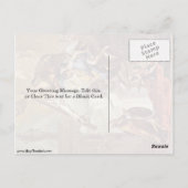 Vision von St.Clement von Giovanni Battista Tiepol Postkarte (Rückseite)