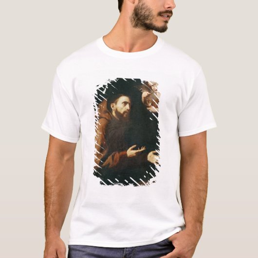 Vision von St Francis von Assisi T-Shirt (Vorderseite)