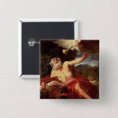 Vision von St Jerome Button (Vorne & Hinten)