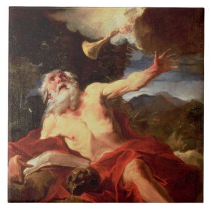 Vision von St Jerome Fliese