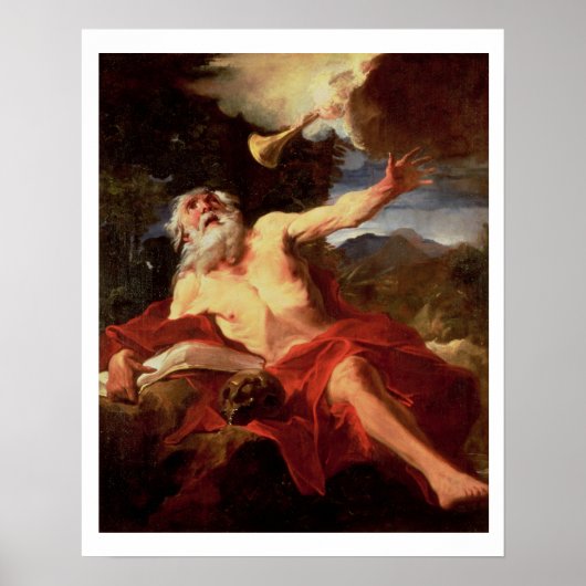 Vision von St. Jerome Poster (Vorne)