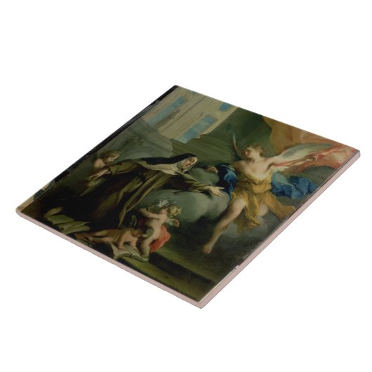 Vision von St Teresa Fliese (Seite)