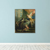 Vision von St. Teresa Leinwanddruck (Insitu (Holzboden))