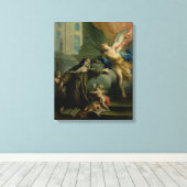 Vision von St. Teresa Leinwanddruck (Insitu (Holzboden))