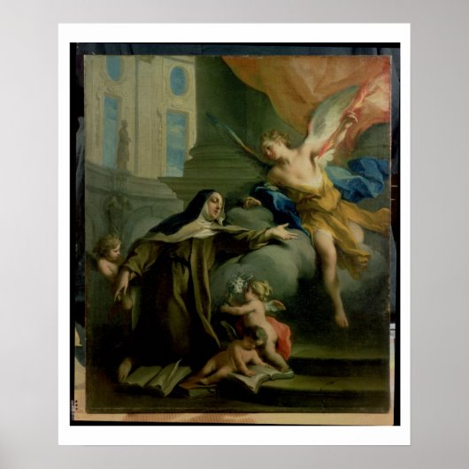 Vision von St. Teresa Poster (Vorne)