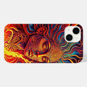 Visionär Mädchen mit dritter Augenpastel Psychedel Case-Mate iPhone Hülle (Rückseite (Horizontal))