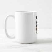 Visionär-Paradox-Eule-T-Shirt Kaffeetasse (Links)