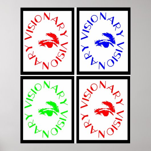 Visionär Poster (Vorne)