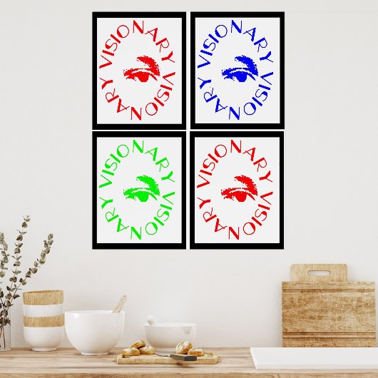 Visionär Poster (Küche)