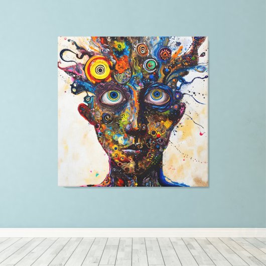 Visionär Whirlwind Leinwanddruck (Insitu (Holzboden))