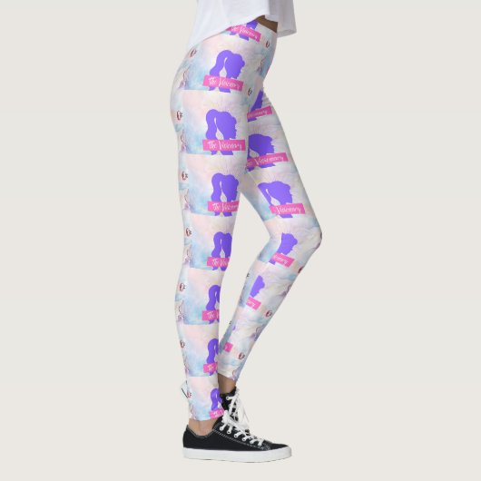 Visionäre Archetyp Muster Leggings – Rebel Tribe (Rechts)
