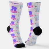 Visionäre Archetyp Muster Socken – Rebellischer St (Gewinkelt)