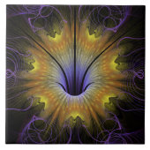 Visionäre Blume Fliese (Vorderseite)