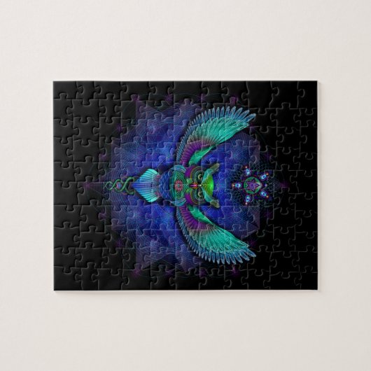 Visionäre Eule Puzzle (Horizontal)